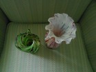 Set of Two Adorable Vintage Murano Hand-Blown Glass Vases — photo 3