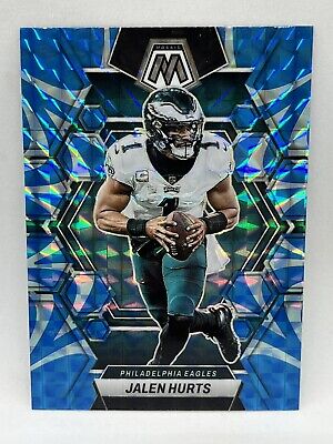 2023 Mosaic Football Jalen Hurts Blue Reactive Prizm #192 2023 Mosaic Football Jalen Hurts Blue Reactive Prizm #192