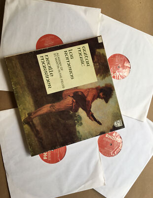 Original 1974 lLos Romeros Guitar Music Concertos Giulini , Rodrigo 12  4 Vinyls