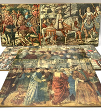 Vintage MCM Set of 6 Great Italian Artwork He...