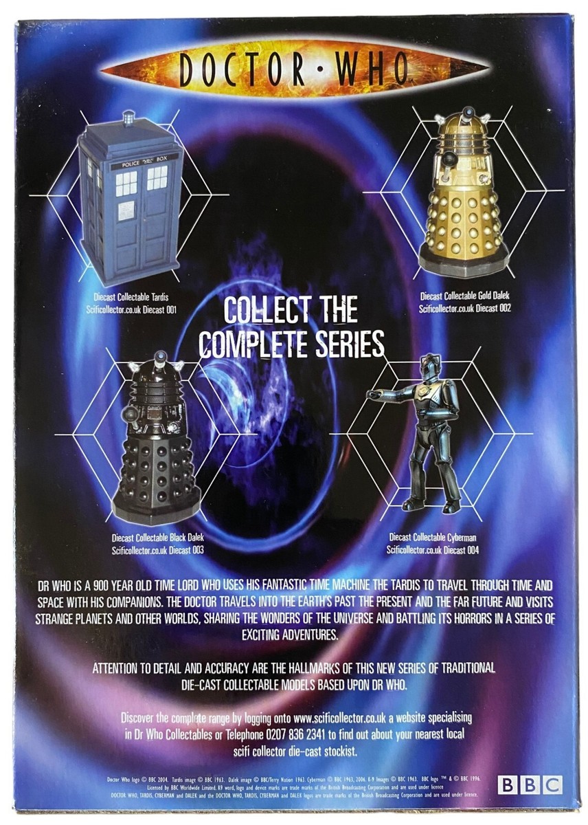 Doctor Who Diecast Collectible Black Dalek 1/12 5