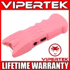 VIPERTEK Stun Gun VTS-979 - PINK Heavy Duty Rechargeable LED Flashlight