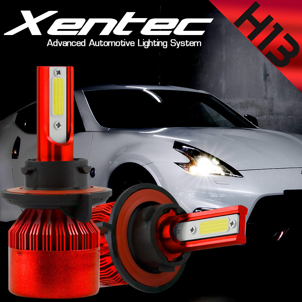 XENTEC LED HID Headlight kit H4 9003 White for 1992-1993 Mercedes-Benz