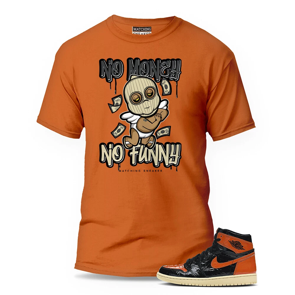 Orange jordan 1 shirt sales