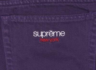 Supreme Baggy Jean Purple | eBay
