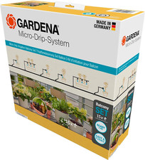 Kit Irrigazione a Goccia da Balcone Micro-Drip-System: Set Completo per Irrigare
