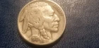 1938 D USA Buffalo Nickel 5 Cent Coin.