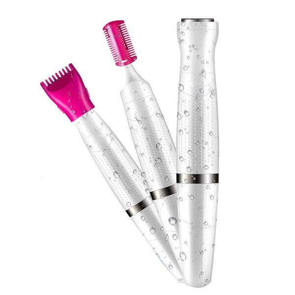 Bikini Trimmer For Women 3 In 1 Electric Ladies Shaver Facial Hair Painless Remo-image