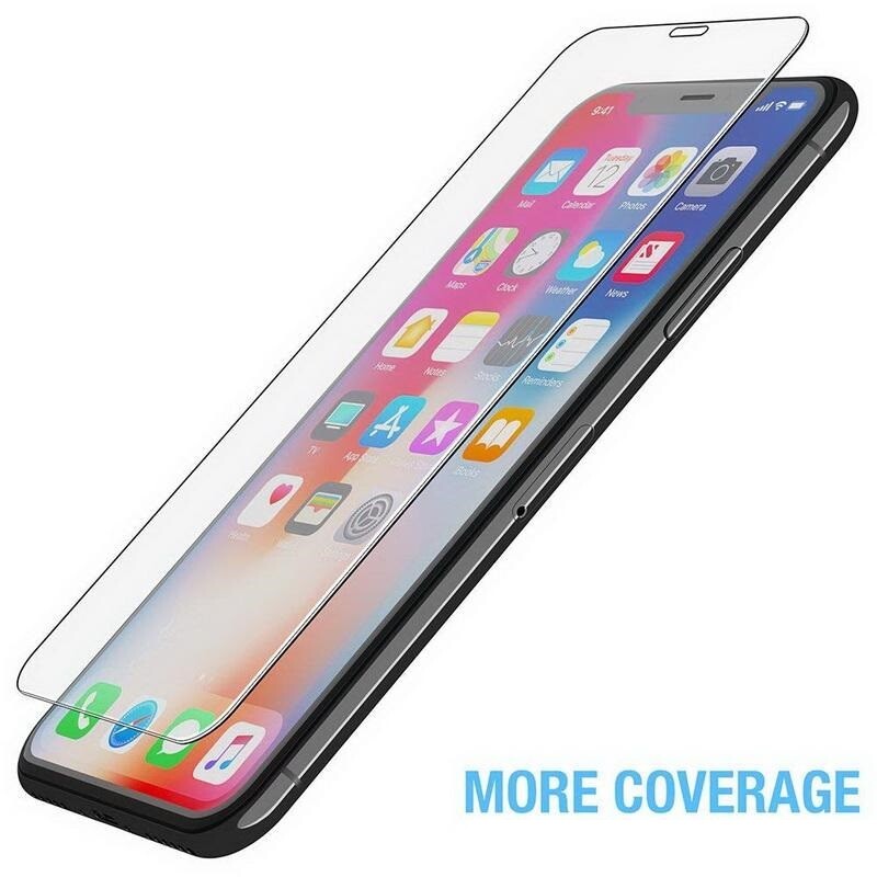 Verre Trempé Protection écran IPhone - Compatible Modèles 6 à 16 Pro Max, Anti-rayures 9H, Transparent/noir