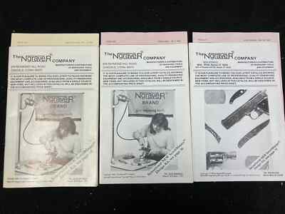 THE NGRAVER COMPANY CATALOGS & PRICE LISTS, LOT OF 3, 1989, 1990, 1992