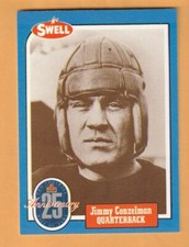 Jimmy Conzelman Chicago Cardinals 1988 Swell Greats #27 10J