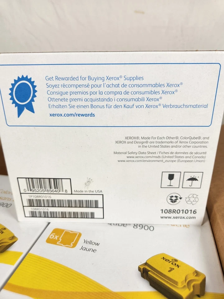 Xerox Cartridge-free ColorQube Ink 6x Yellow 8900 - 108R01016 - Image 3 of 4
