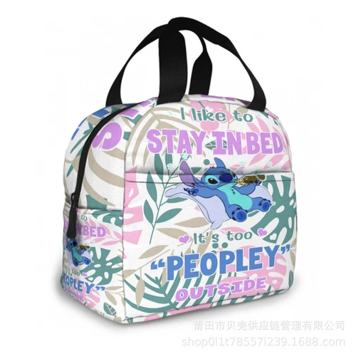 Lilo Stitch Cartoon Galaxy Lunch Bag Insulated Student Snack Picnic Xmas Gift AU - Picture 15 of 55