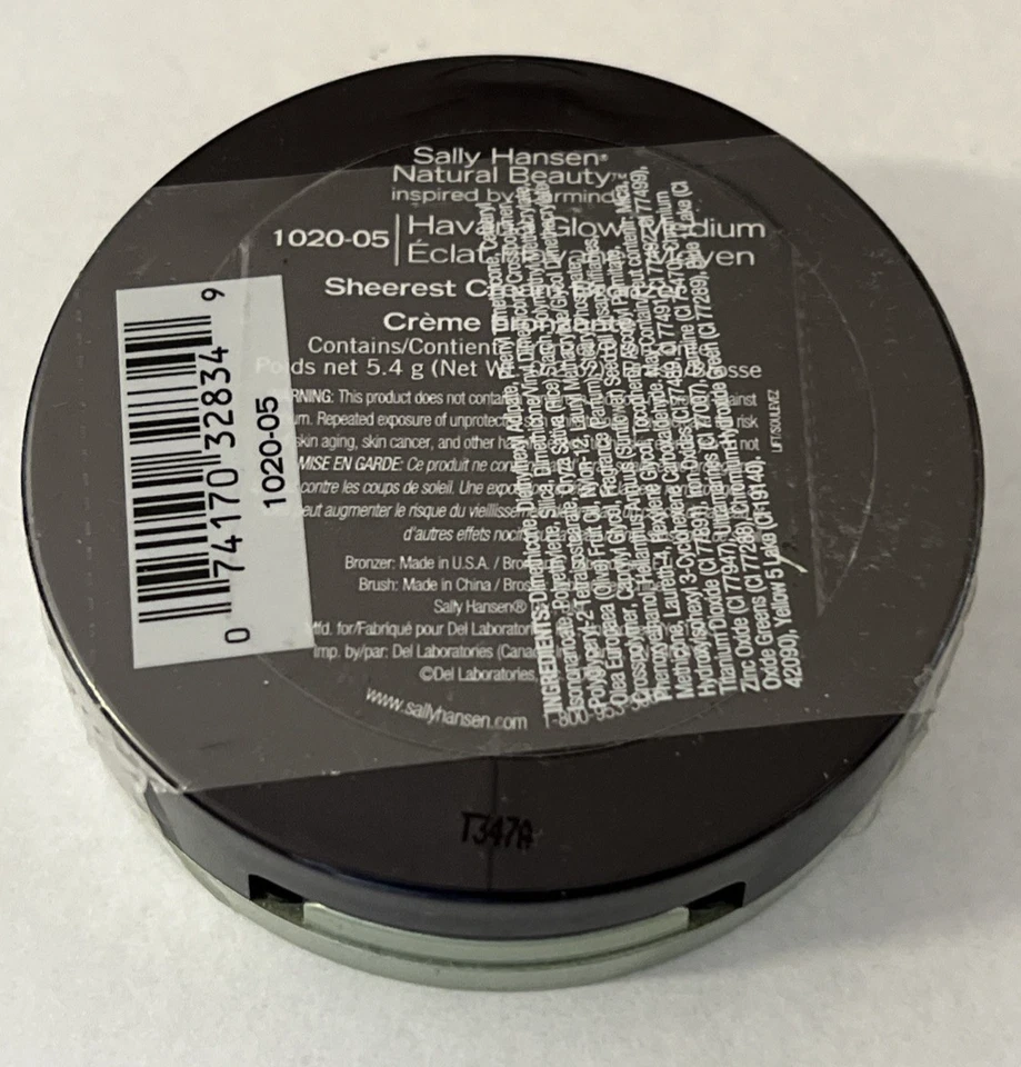 Sally Hansen Natural Beauty Sheerest Cream Bronzer 1020-05 Havana Glow - Medium - Image 4 of 4