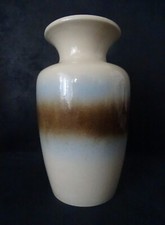 céramique West Germany W. Mid century vase design craquelé rétro vintage 60 70