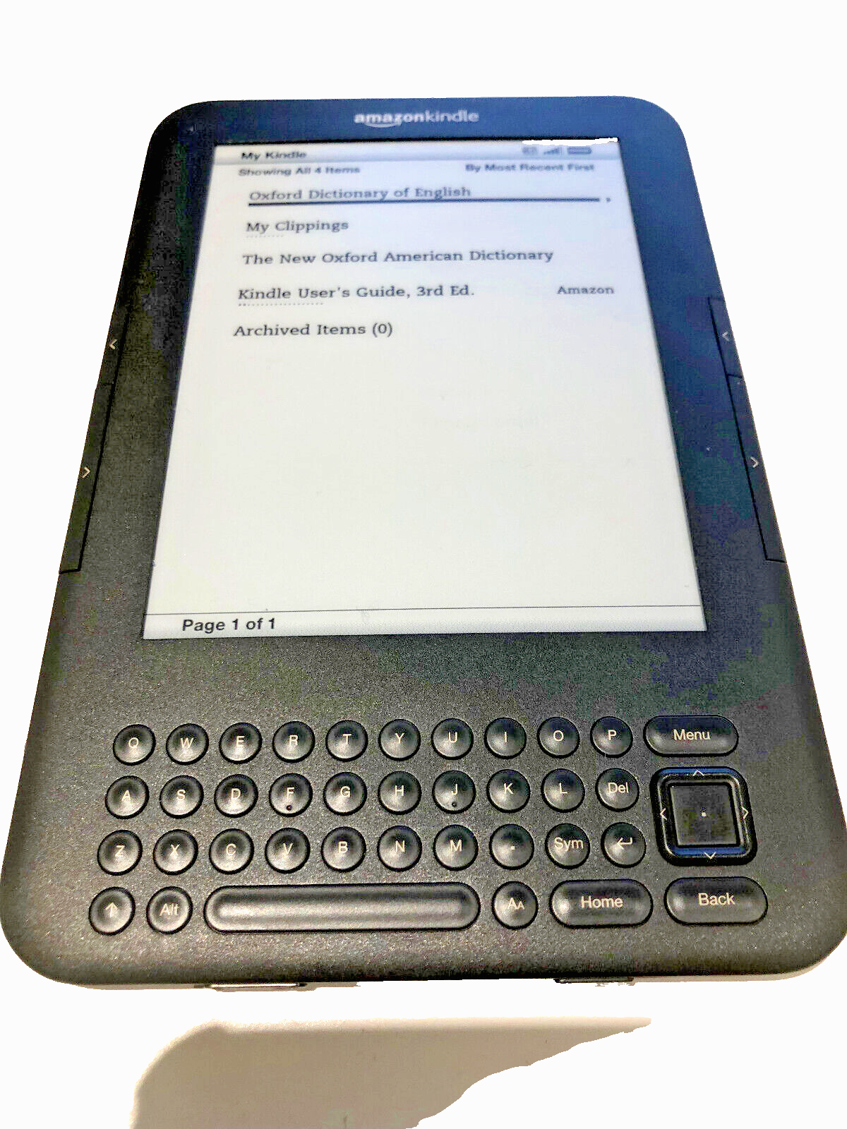 Kindle Keyboard 3rd Gen D0091 Tested and Fully Functional  -image