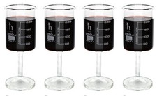 Handmade Beaker Wine Glass, Made of Lab Grade Borosilicate 3.3 Glass - 250mL