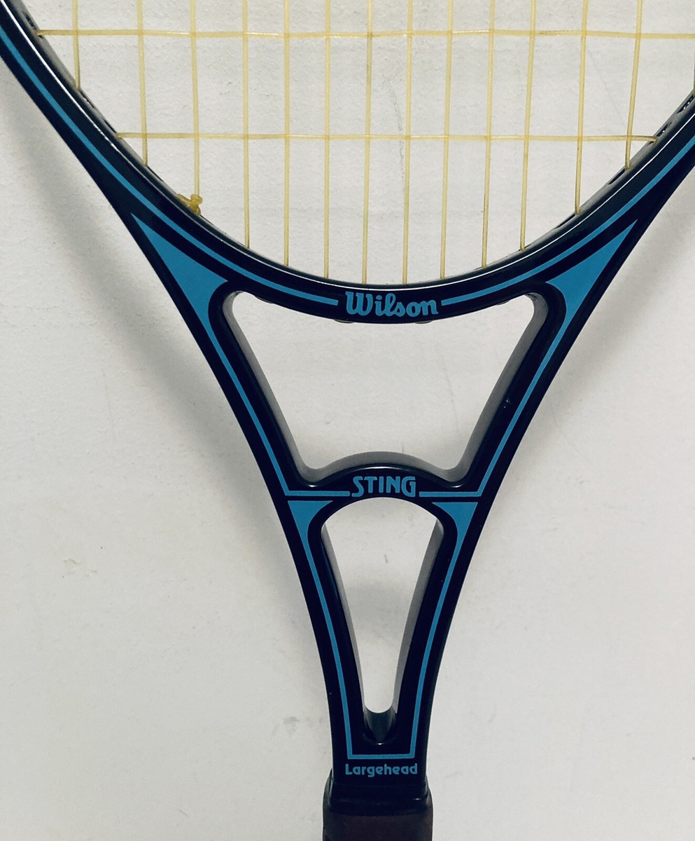RAQUETTE DE TENNIS Wilson Sting Largehead poignée 4 3/8 - D'OCCASION EUR 83,06 - FR