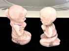 1999 Fenton Glass ROSALENE Hand Painted PRAYING BOY & GIRL FIGURINES  # 506  VGC