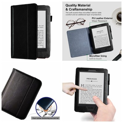 Stoßfest Folio Cover 6 Zoll Schutzhülle Premium Rückseite