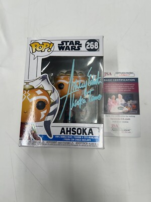 Ashley Eckstein Signed Star Wars The Clone Wars Funko Pop Ahsoka Tano JSA