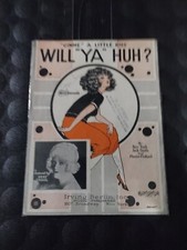 Gimme A Little Kiss, Will Ya Huh? 1926 Irving Berlin Inc. Vintage Sheet Music