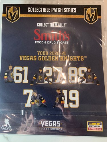 VEGAS GOLDEN KNIGHTS ALEX PIETRANGELO #7 NHL PATCH 4 OF 5 (2ND SERIES) SMITHS - Picture 2 of 2
