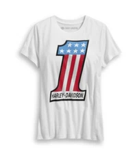 Harley-Davidson Women's T-Shirt, Retro #1 Tee, 99238-19VW