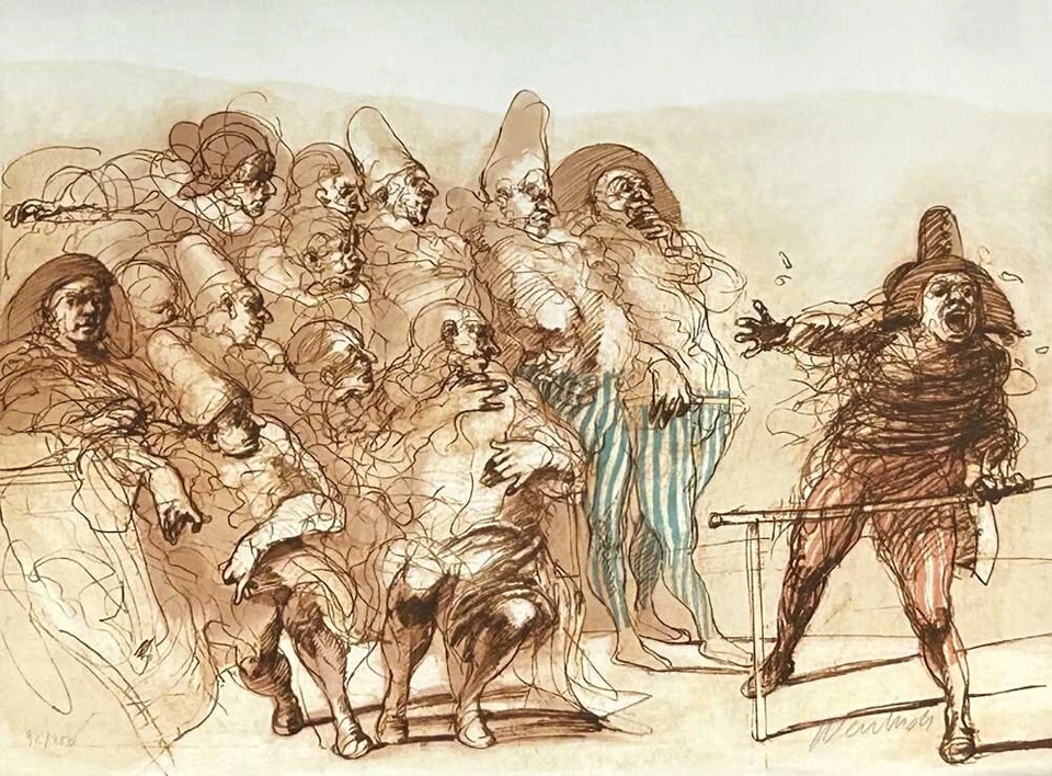 WEISBUCH CLAUDE LITHOGRAPHIE - Photo 1/1