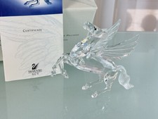 Statua Swarovski cristallo 216327 figura annuale Pegaso 12,5 cm. Confezione o...