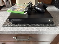 X Box One x Black 1TB with Black Controller and HDMI Lead/power Lead
