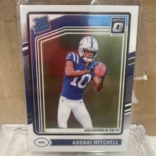 2024 Panini Donruss Optic - Rated Rookie Adonai Mitchell #203 (RC)