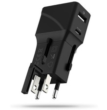 Rolling Square Super Compact Travel Charger - iPhone, Android, iPad, Tablet