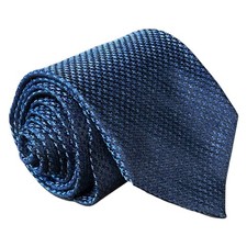 NEW Brooks Brothers Neck Tie Mens Navy Blue Birdseye Modern Slim Handmade USA
