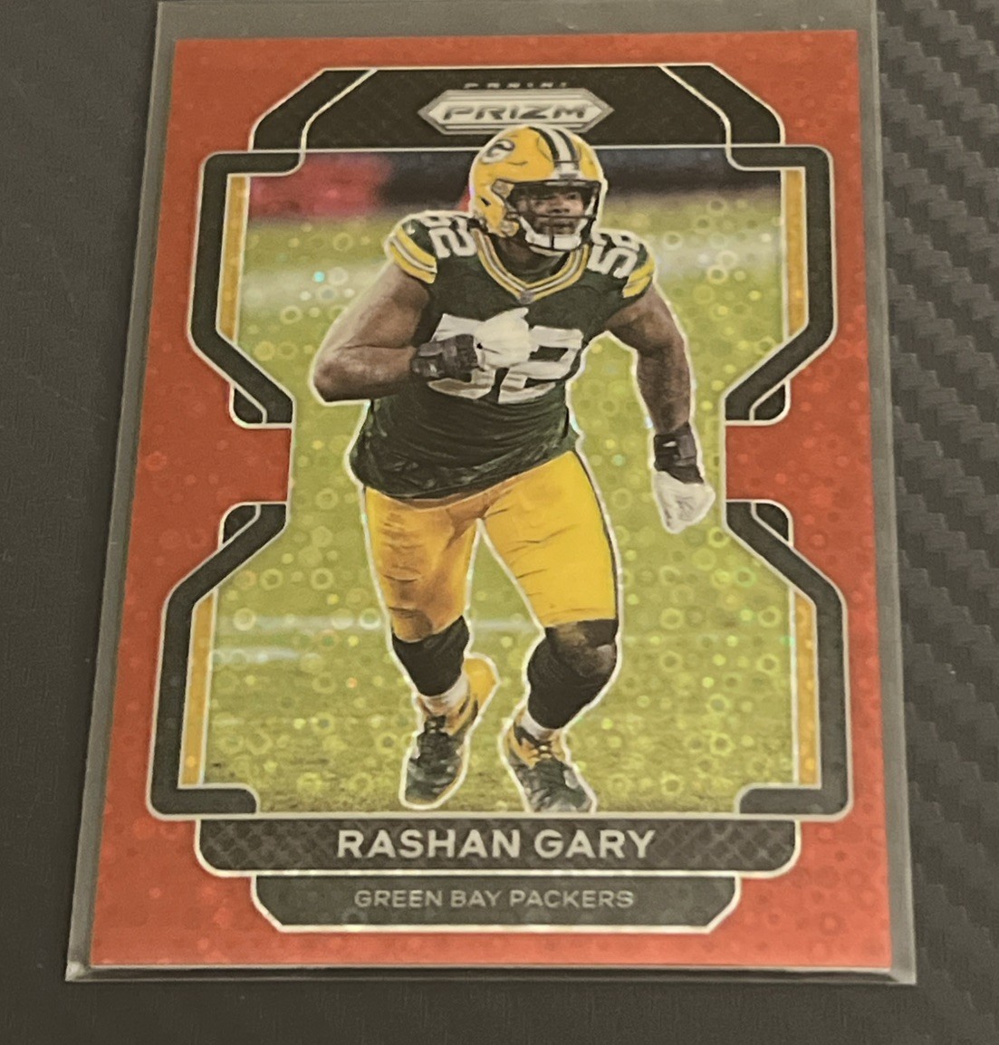 2021 Panini Prizm Red No Huddle Prizm Rashan Gary #141 39/50