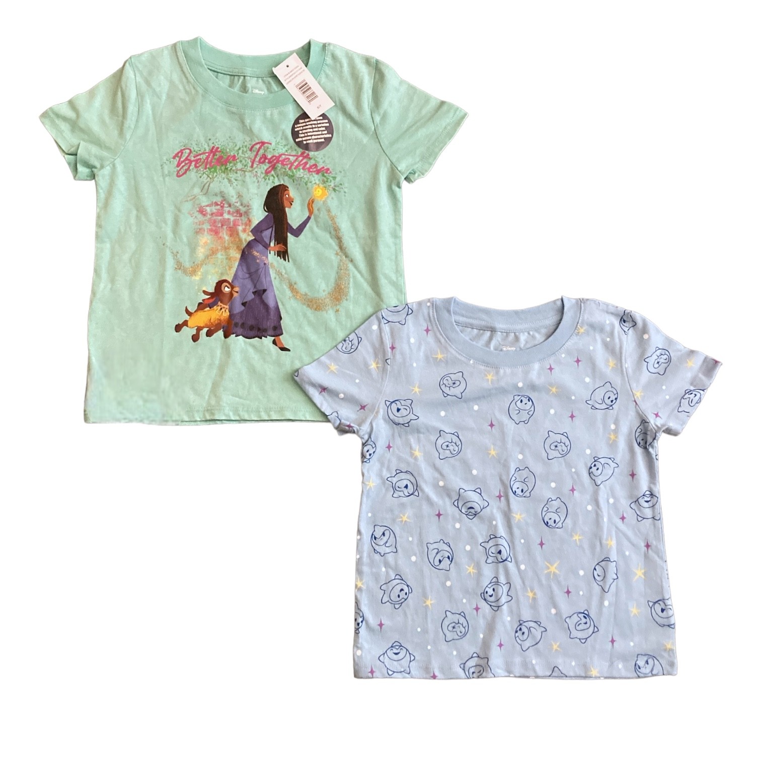 Мягкая и удобная футболка с круглым вырезом и коротким рукавом Character Girls из 2-х комплектов (лучше