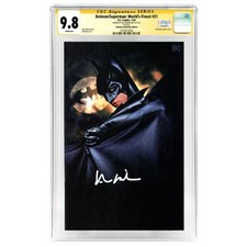 Batman/Superman: World's Finest 21 Photo cover__CGC 9.8 SS__Signed by Val Kilmer