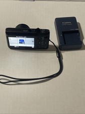 Canon PowerShot Elph 300 HS Digital Camera 12.1MP Black Tested  Canon Battery