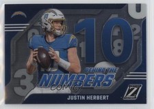 2023 Panini Zenith Behind The Numbers Justin Herbert #18 18em