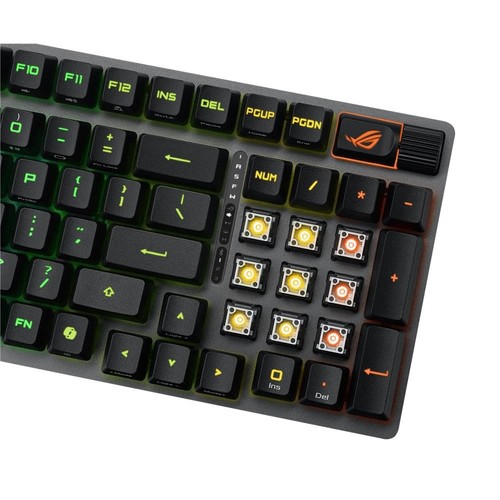 ASUS ROG Strix Scope II 96 RX Wireless Black kabellose optische Gaming-Tastatur - Picture 8 of 8