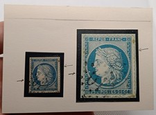 Timbre Cérès 25c REPUB FRANC France variété dentelure bordure