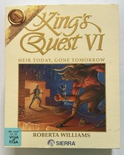 King's Quest VI: Heir Today, Gone Tomorrow MS-DOS 3.5" Floppy 1-9 MINT/Original*