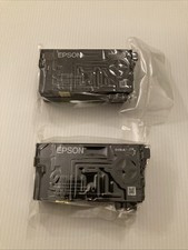 Lot Of 2: Genuine Epson 802XL Black High-Capacity Ink Cartridge Exp 2024