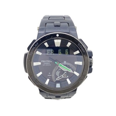 CASIO PROTREK Case Size 4.5 ×5cm Used Watch #964116