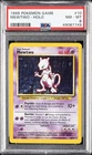 1999 POKEMON BASE SET UNLIMITED #10 MEWTWO-HOLO PSA 8