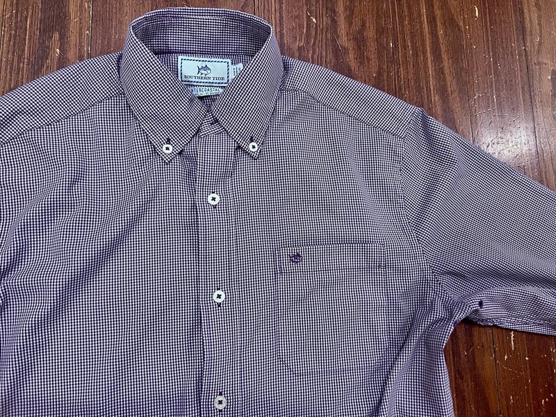 Southern Tide Button Down Shirt - Size S (purple)