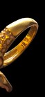 Women's Gold-Plated Flower Trendy Enamel Ring Cubic Zirconium by Matashi Size 9 — photo 4