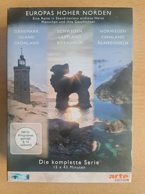 DVD - Box-Set ''Europas hoher Norden'', komplette Serie, 15x43min, arte Edition