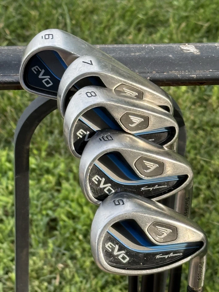  Tommy Armour EVO Stainless R Flex Golf Graphite 6, 7, 8, 9, S Iron Set Great S - Image 3 of 4