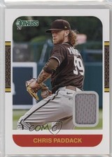 2021 Panini Donruss Retro 1987 Materials Chris Paddack #87M-CP 11ur